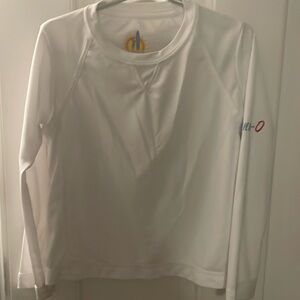 Jonnie-O, Size 4 , White, UPF 50 Sun/Swim Shirt